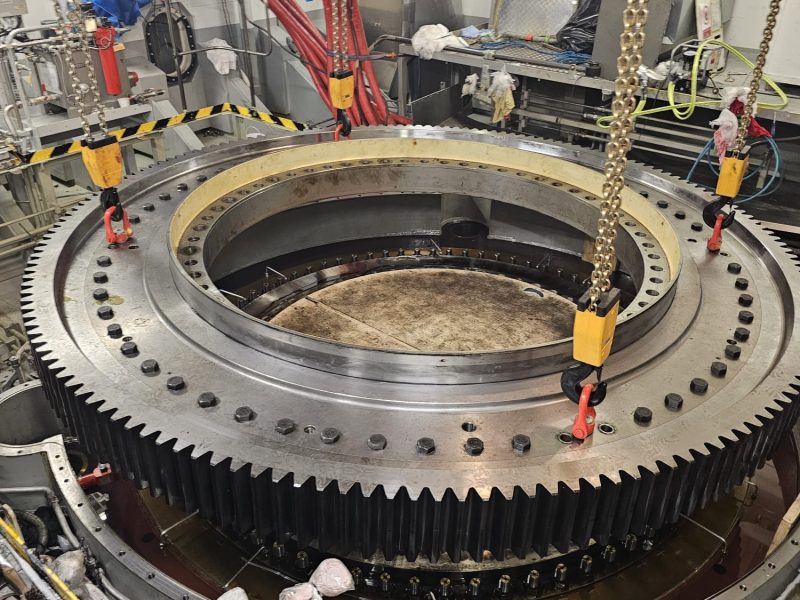 Ship Slewing Bearing Replacement in France Completed as Planned